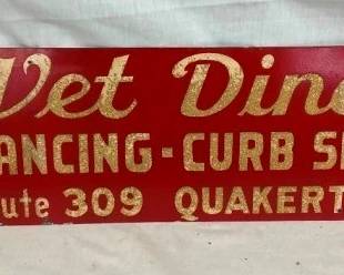 VET DINETTE DANCING SST SIGN