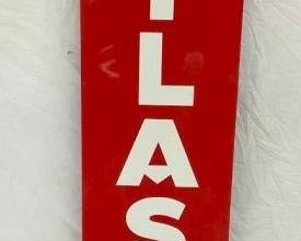 SST 1961 EMB. VERTICAL ATLAS TIRES SIGN