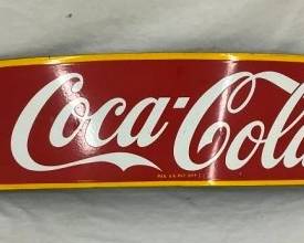ORIG.SSP CONVEX COKE TRUCK VISOR SIGN