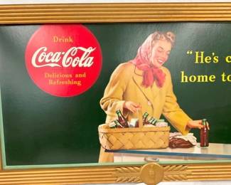 MEASURES 62X34 ORIG. FRAME W/ MARQUEE