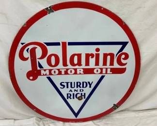 42" DSP POLARINE MOTOR OIL SIGN