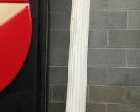 14FT. COMPLETE ORIG. FLUTED LIGHT POLE