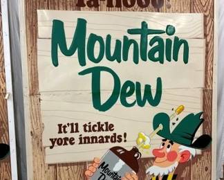 RARE #2 MT. DEW BILLBOARD 1960'S
