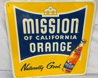 SST EMB. MISSION ORANGE SIGN