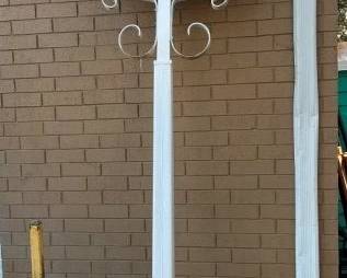 ORIG. 42" DSP GULF SIGN W/ 11FT 9" POLE