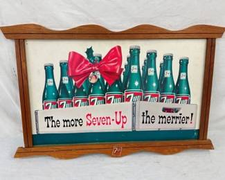 DS 7UP CARDBOARD W/ FRAME