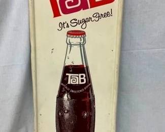 RARE VERTICAL TAB SIGN W/ BOTTLE