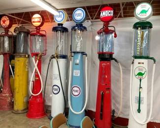 SAMPLE OF VISABLE GAS PUMPS TO BE SOLD!