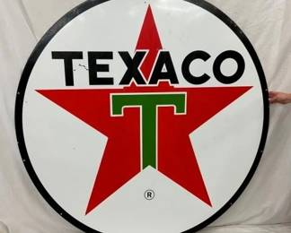 SIDE 2 VIEW 6FT. TEXACO SIGN