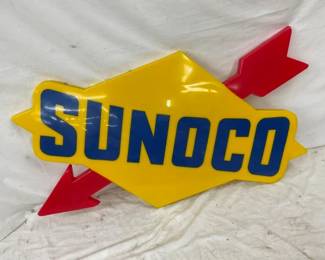 EMB. SUNOCO PLASTICK SIGN