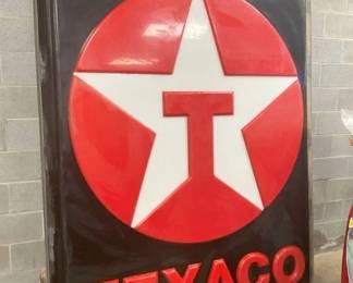 LG PLASTIC DS TEXACO SIGN