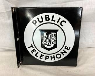 UNUSUAL DSP PUBLIC TELEPHONE FLANGE