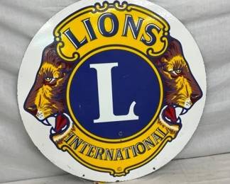30" SSP LIONS INTERNATIONAL SIGN