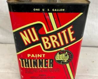 1G. NU BRITE THINNER CAN