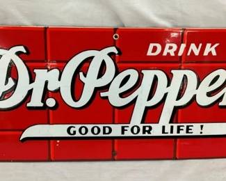SSP DR. PEPPER CHECKER BOARD SIGN