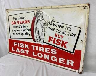 SELF FRAMED FISK SIGN