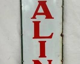 SSP VERTICAL SINCLAIR OPALINE OIL SIGN