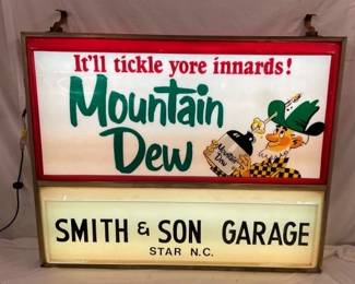 SIDE 2 VIEW MT. DEW LIGHTUP CAN SIGN