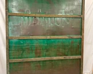 BACKVIEW RED LETTERING BILLBOARD