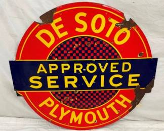 DSP DE SOTO PYMOUTH DEALER SIGN