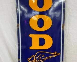 SSP VERTICAL GOODYEAR TIRES SIGN