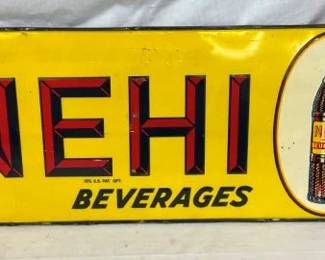 SST NEHI BEVERAGES SIGN W/ BOTTLE