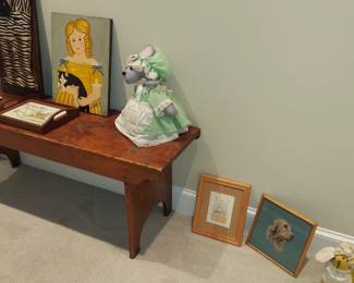 Amazing Antique Church Bench!