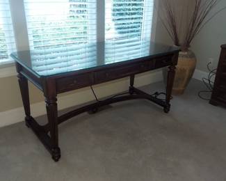 amazing desk! solid wood by Hooker.