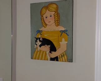 antique piece. hand painted