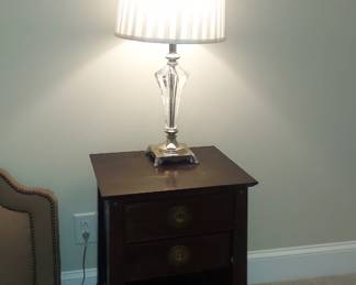 Beautiful crystal lamps.