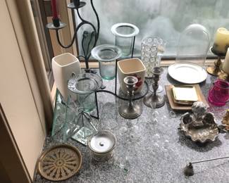 Candles holders in all sizes and shapes!