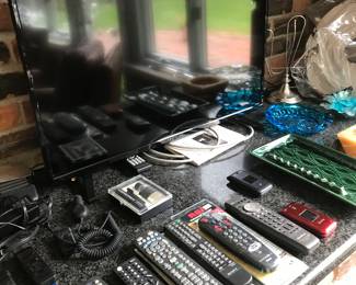 Remotes and a flatscreen!