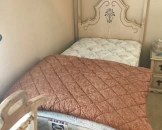 One of 2 matching twin beds!