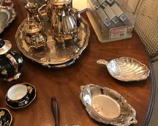 Serving ware in silverplate!