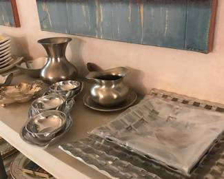 Pewter pieces and more!