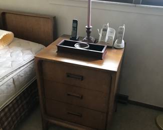 One of 2 matching nightstands!