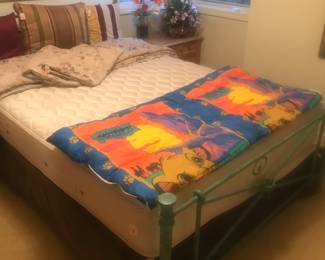 Verde finish queen bed frame!