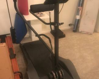 One of several pieces of exercise equipment!