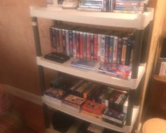 Dvd's and Vhs tapes!