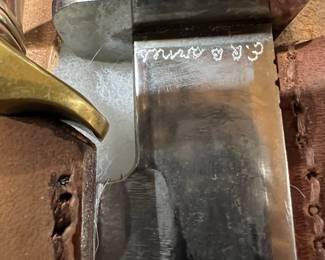 Vintage Knives WW2 In Theater Trench Knife