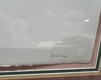 Michael Atkinson Original Signed Lithograph 