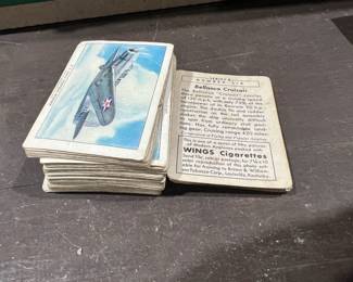 1930s Wings cigarette Cards