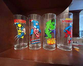 Marvel Set of Four Glasses