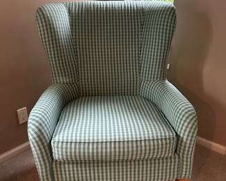 Ethan Allen wing back chair