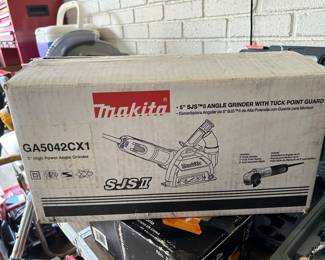 5" SJS™II Angle Grinder with Cutting/Tuck Point Guard - new in box