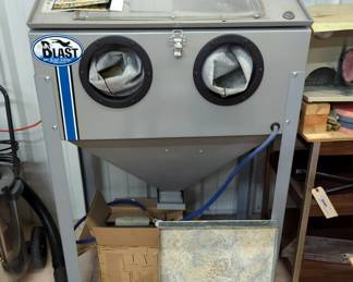 Skat Blast Sand Blaster, SA 478303, 55" x 34" x 23", Including Parts, Powers On