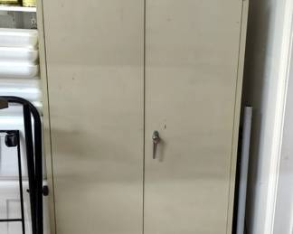 Metal 2-Door Storage Cabinet, 72" x 36" x 19"