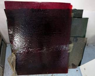 Stained Glass Panes, Various Sizes