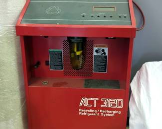 Snap On Rolling Recycling/Recharging System, Model ACT 3120, 44" x 23" x 20", Including Gauge And Manual