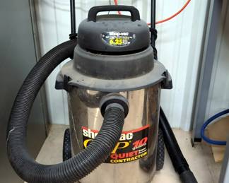 Shop-Vac 10 Gallon Super Quiet Contractor Vacuum Including Attachment, Powers On